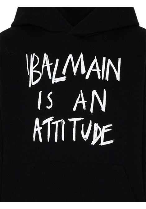 Felpa Balmain Kids BALMAIN PARIS KIDS | FELPE E TUTE | BZ4H00Z3183930BC
